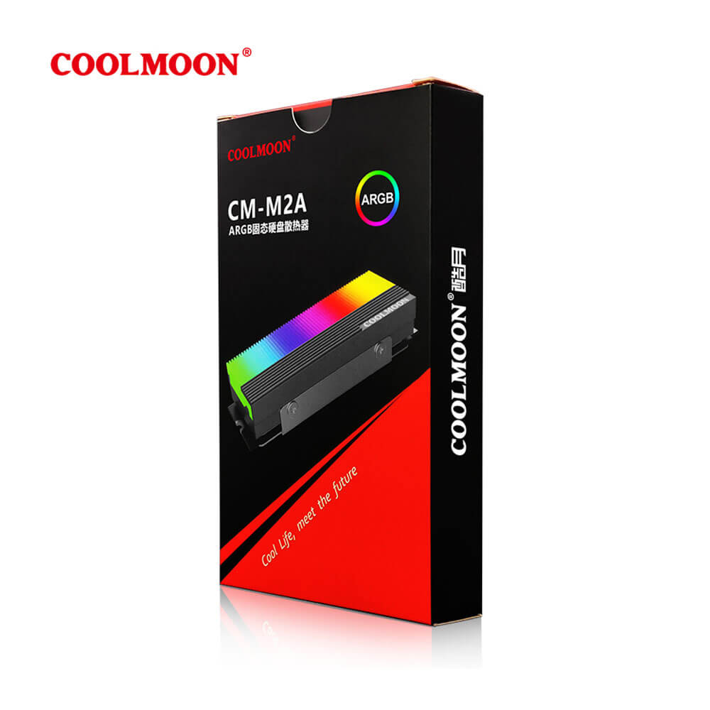 Coolmoon Rgb M.2 Ssd Soğutucu Nvme Ngff 2280 Radyatör Isı Argb