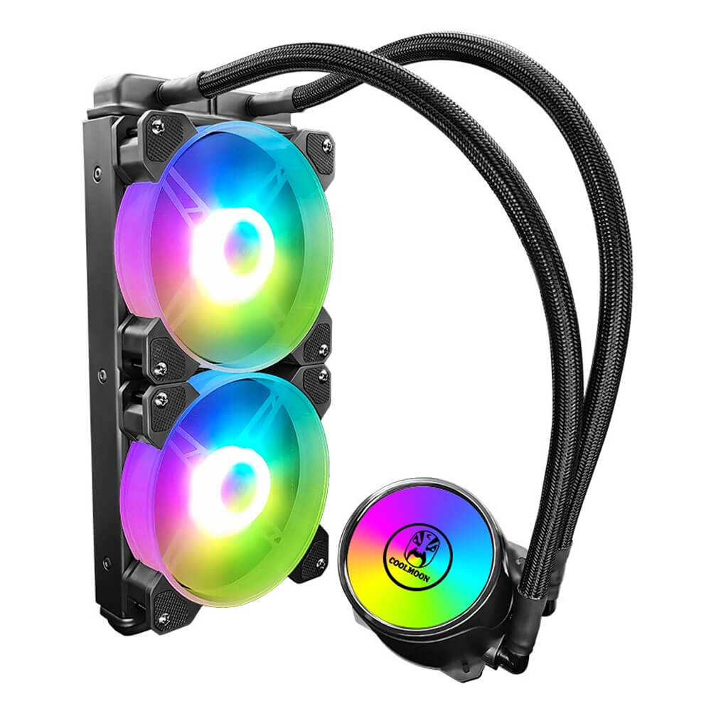 Coolmoon ARGB240 2400mm Argb Cpu İşlemci Sıvı Soğutuculu Fan Intel Amd Uyumlu Su Soğutmalı İşlemci Fanı