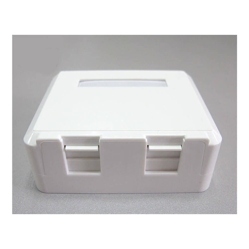 Boş 2 Port Keystone Jack Kutusu Rj45 -Rj11 Cat6 Sıva Üstü (508318390)