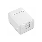 Boş 1 Port Keystone Jack Kutusu Rj45 -Rj11 Cat6 Sıva Üstü