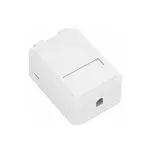 Boş 1 Port Keystone Jack Kutusu Rj45 -Rj11 Cat6 Sıva Üstü