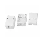 Boş 1 Port Keystone Jack Kutusu Rj45 -Rj11 Cat6 Sıva Üstü