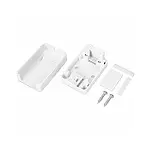 Boş 1 Port Keystone Jack Kutusu Rj45 -Rj11 Cat6 Sıva Üstü