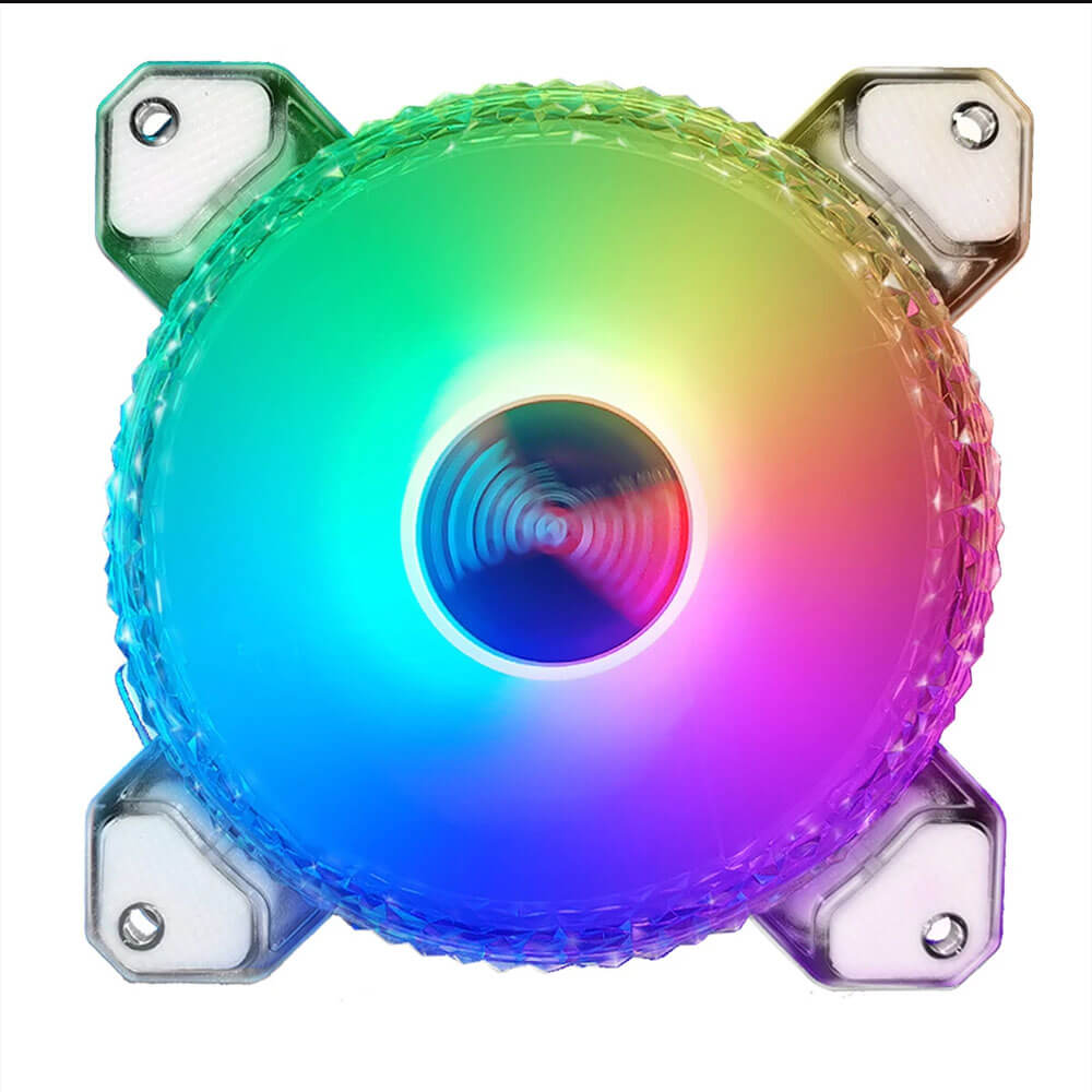 Coolmoon 120Mm Rgb Pc Kasa Fanı Elmas Yüzeyli 6Pin