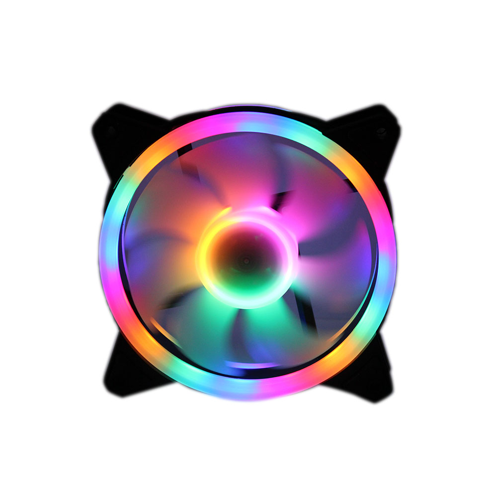 Coolmoon Rgb 12 Cm Kasa Fanı Rainbow Fan 3 Pin Pwm 2 Pin Molex