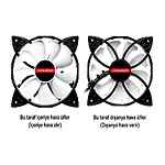 Coolmoon Rgb 12Cm Kasa Fanı 12V 4Pinli 120Mm Sessiz Kasa Fan