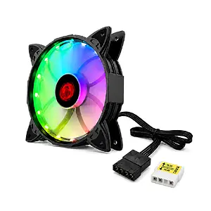 Coolmoon Rgb 12Cm Kasa Fanı 12V 4Pinli 120Mm Sessiz Kasa Fan