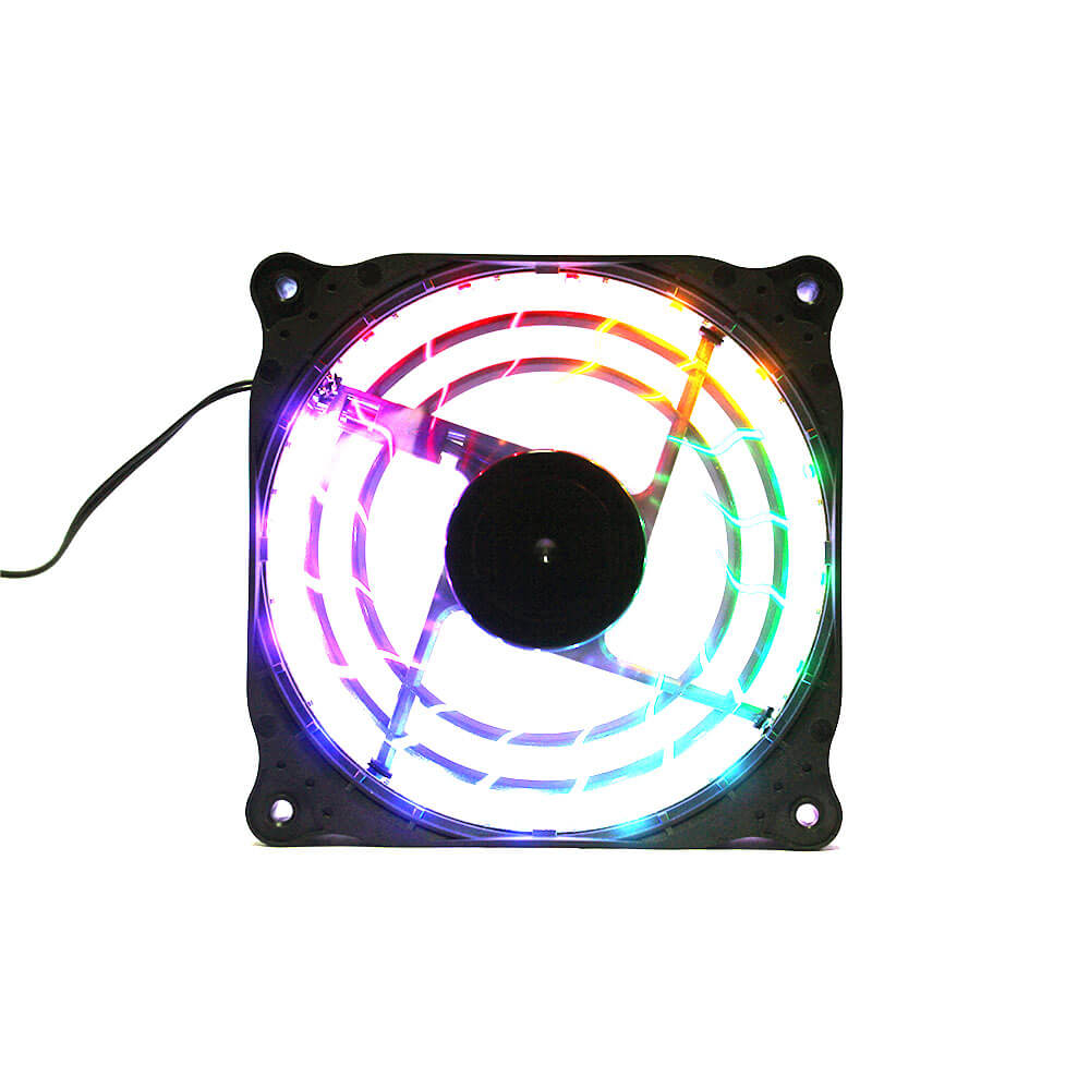 Coolmoon Rgb 12Cm Kasa Fanı 16 Milyon Renk Işıklı Rainbow Fan
