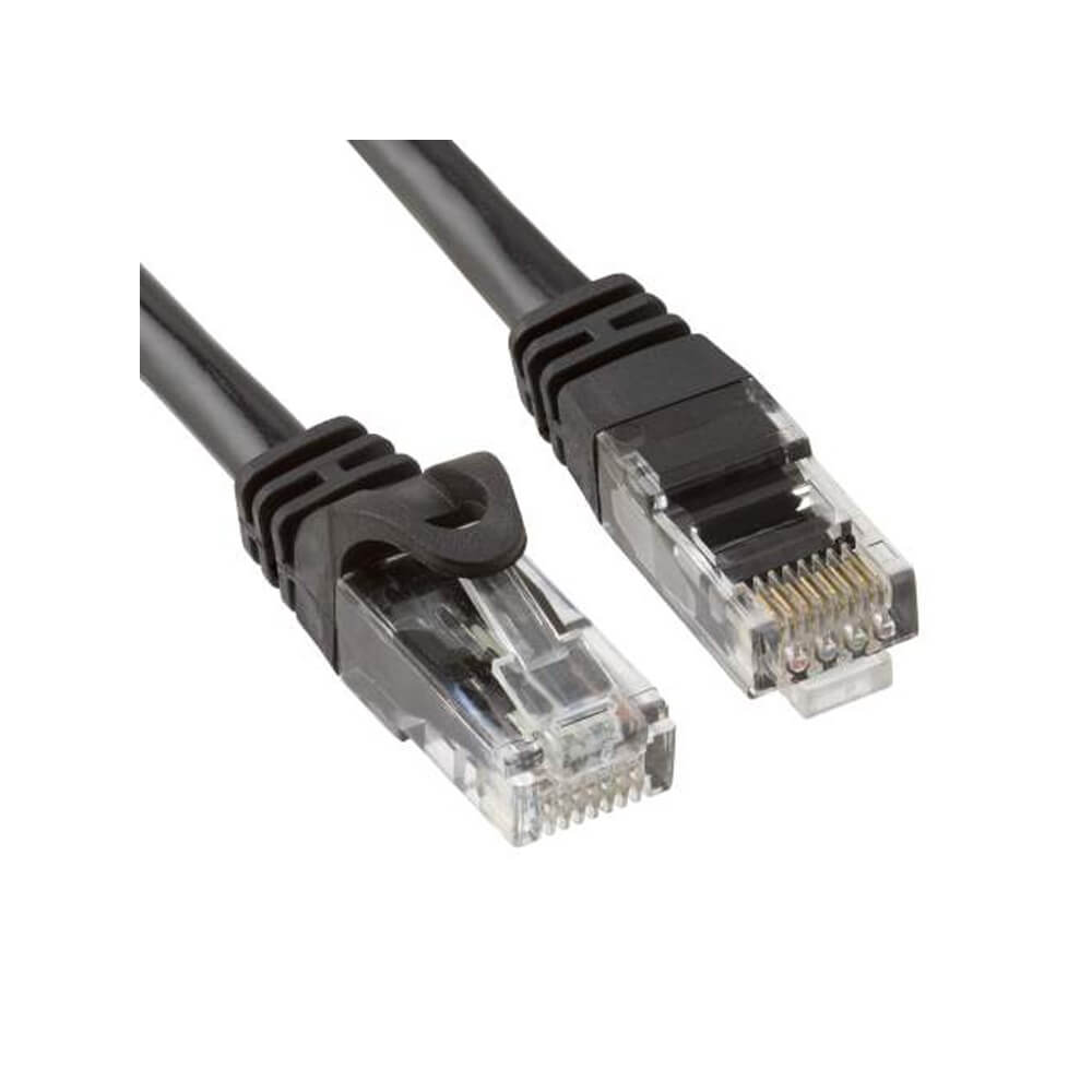 Cat6 500Mhz Utp Ethernet – Internet - Lan Ağ Kablosu–1Metre Siyah