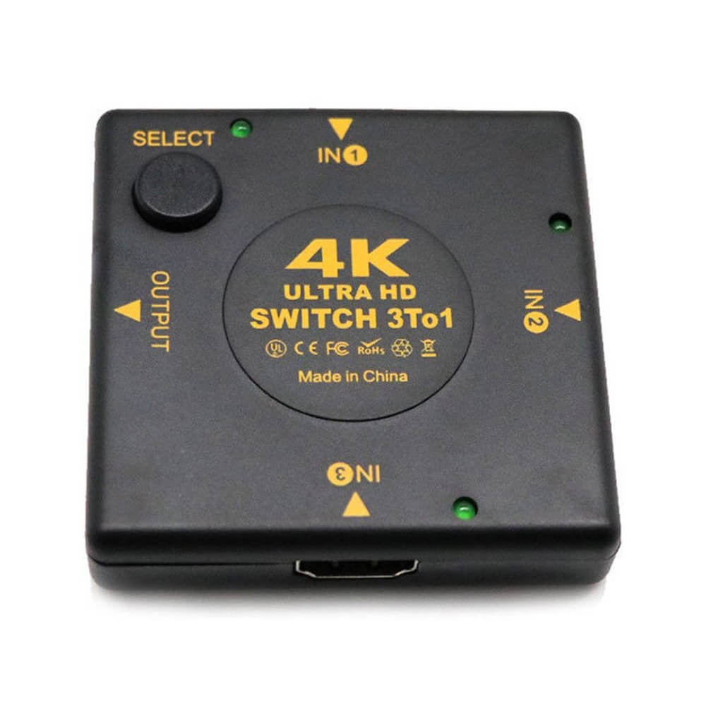 4K Ultra Hd Hdmı Çoklayıcı 3 Port 1080P Hdmı Switch Splitter