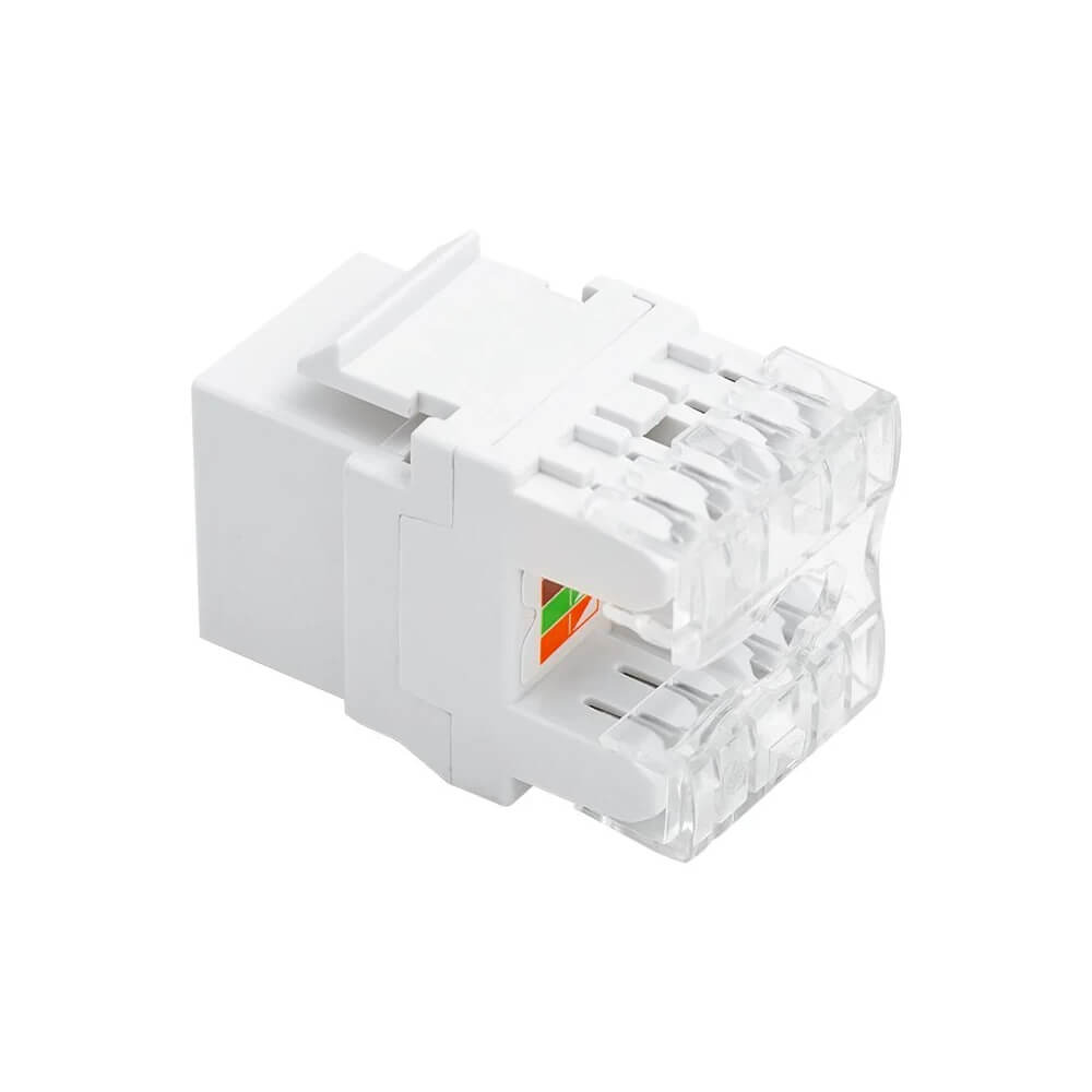 RJ45 Cat6 UTP 180 Derece Keystone Jack - 1 Adet