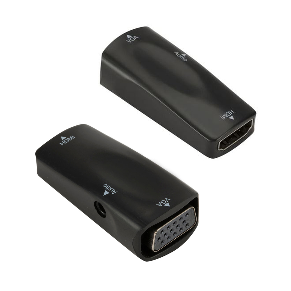 HDMI to VGA Dişi Dişi Çevirici Dönüştürücü Adaptör