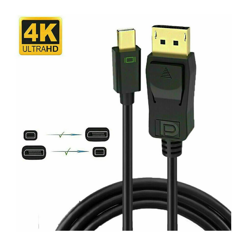 Mini Display Port to Display Port Kablo 4K 60Hz Thunderbolt 2 Kablosu 3 M