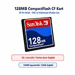 128 Mb Cf Compact Flash Hafıza Kartı - Sandisk