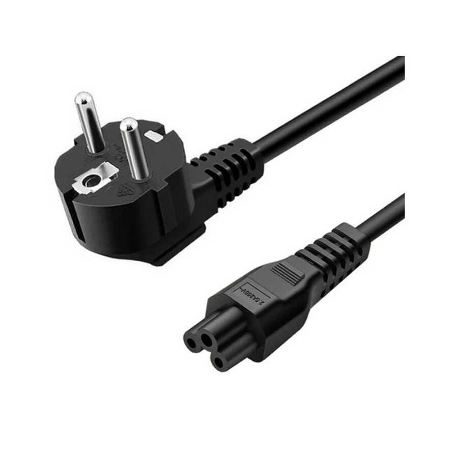 Yonca Power Kablosu - 3*1.5mm Bakır Kablo - Notebook Laptop Adaptör Güç Kablosu - 1.8mt