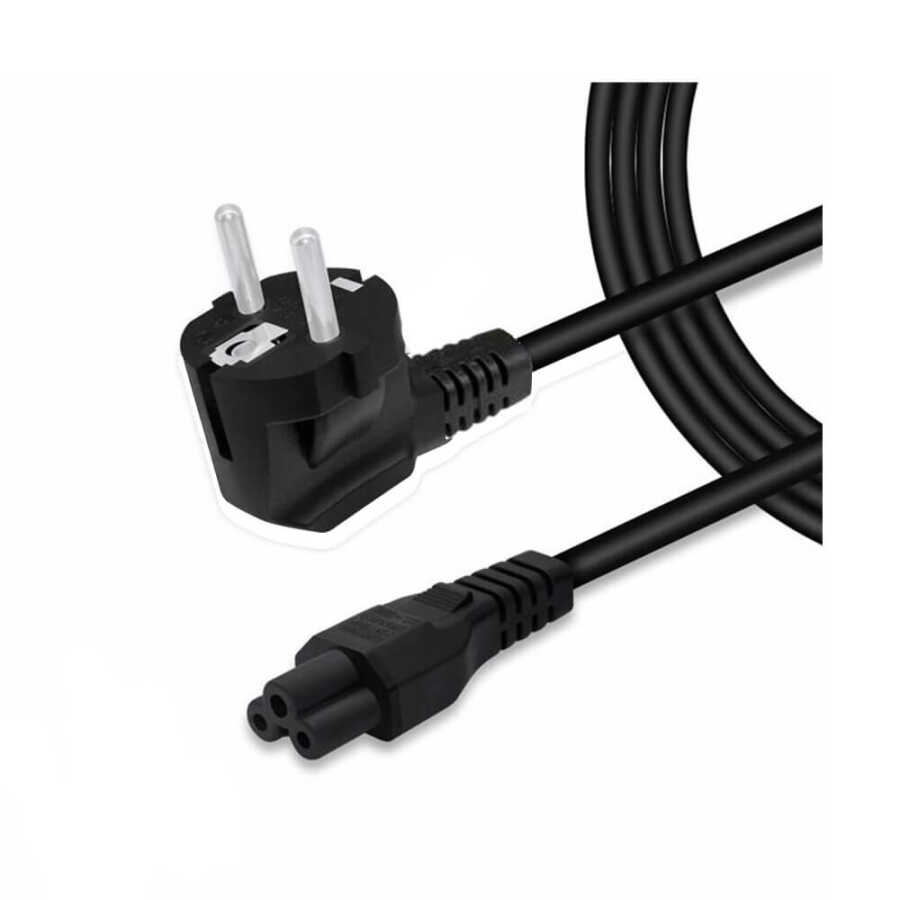 Yonca Power Kablosu - 3*1.5mm Bakır Kablo - Notebook Laptop Adaptör Güç Kablosu - 1.8mt