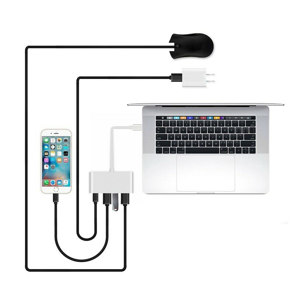 Type-C 3.1 Usb Hub - Usb C to 2xUsb 2.0 , Usb 3.0 Çoklayıcı