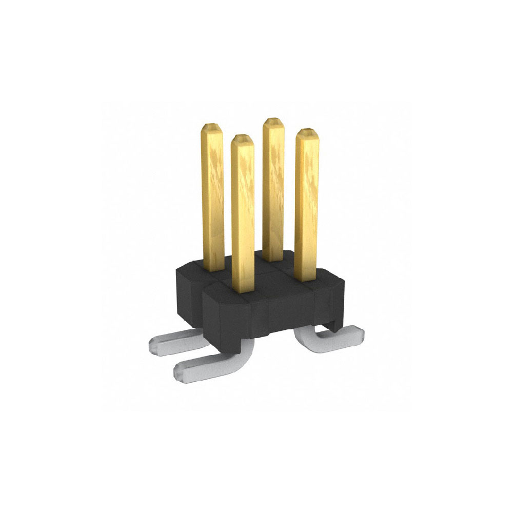 2 Pin 2x2 6.6mm 2.00mm Erkek - Erkek header Altın Kaplama SMT Tip