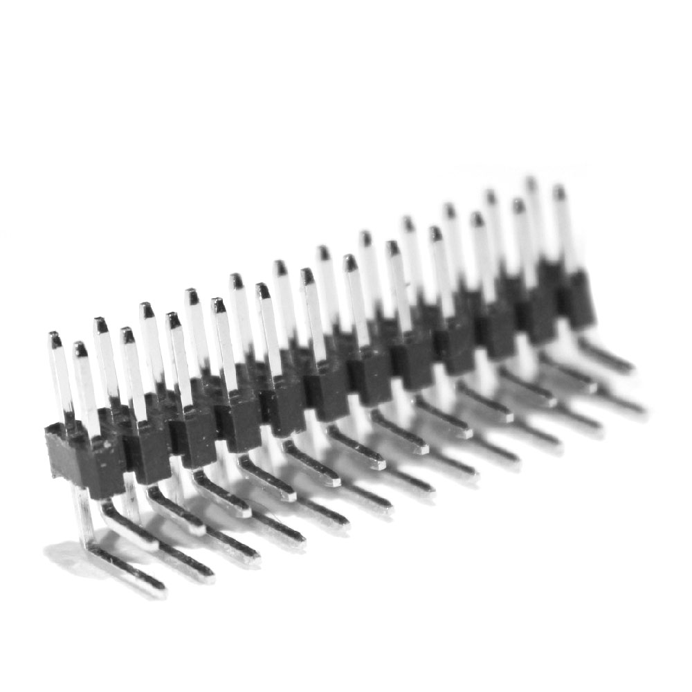 12 Pin 2x12 2.00mm Erkek - Erkek header Altın Kaplama