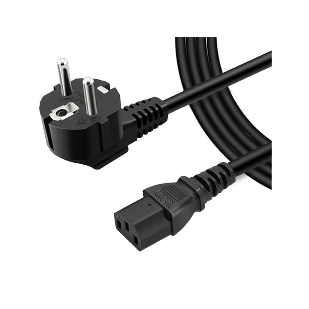 C13 Power Kablo Kasa Monitör Ekran Power Güç Kablosu - 1 mt