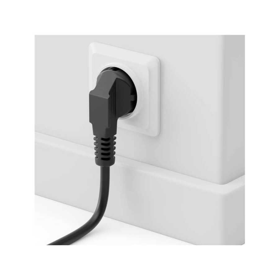 C13 Power Kablosu - Kasa Monitör Ekran Power Güç Kablosu - Standart Power Kablosu - 0.5m
