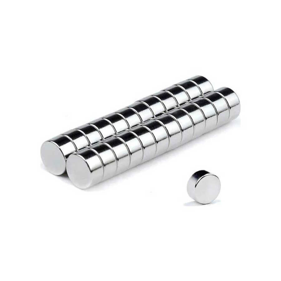 6x5mm Neodyum Mıknatıs Neodim Magnet Yuvarlak
