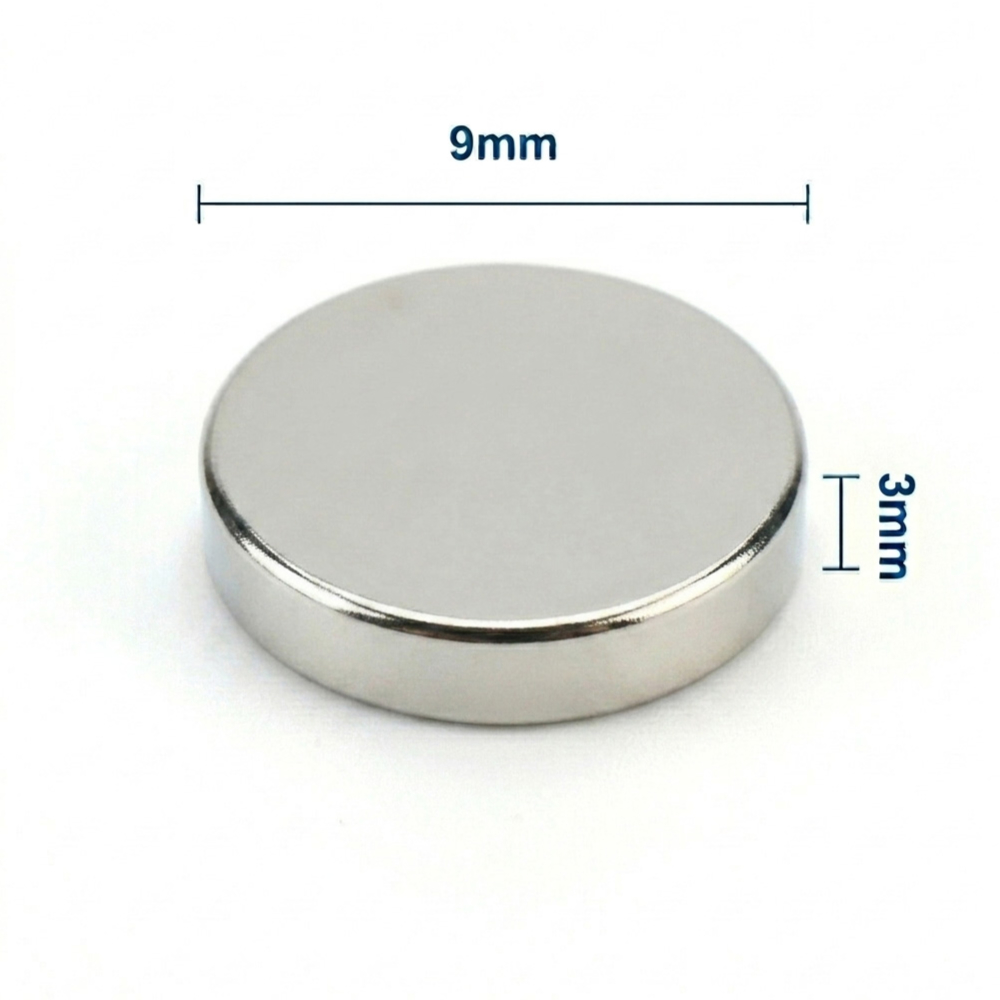 9x3mm Neodyum Mıknatıs Neodim Magnet Yuvarlak
