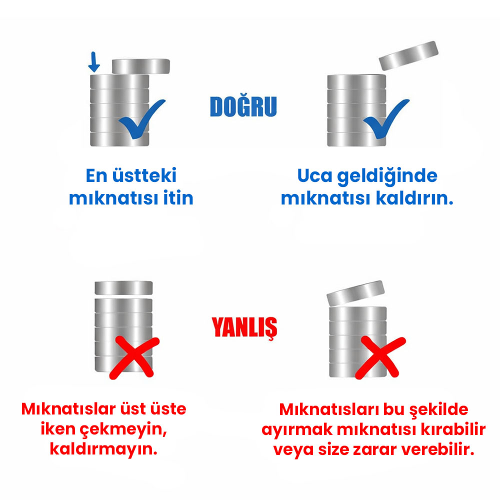 18x10mm Neodyum Mıknatıs Neodim Magnet Yuvarlak