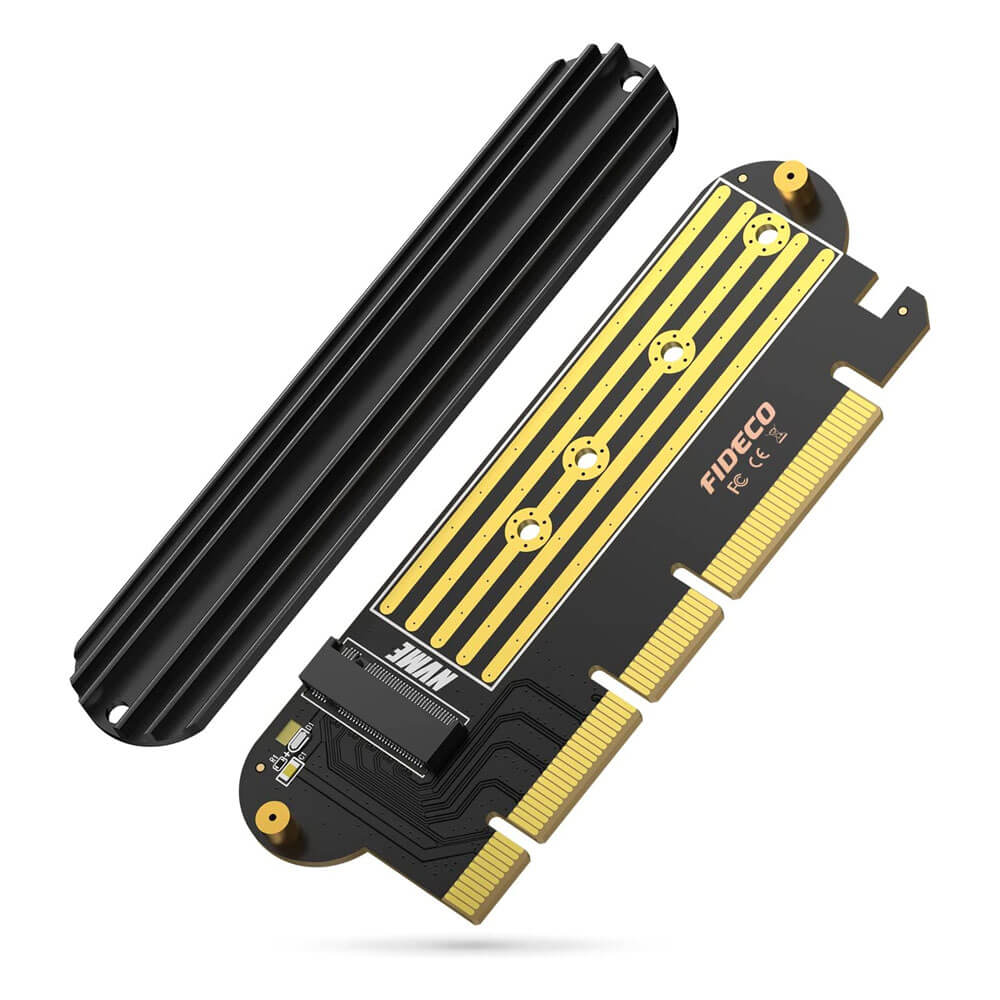 M.2 NVMe (M-Key) to PCI-E 4.0 X16 Soğutuculu Genişletme Kartı