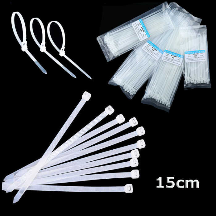15cm Cırt Kelepçesi 2.5*150mm Kablo Bağı - 100 Adet