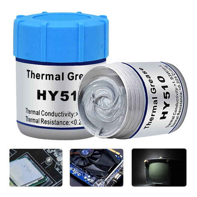 HY 510 Termal Macun 10G 1.93W/m-k - Cpu Gpu Ps4 Ps3 Pc Soğutma Macunu Pastası - Silikon Gres -10gr