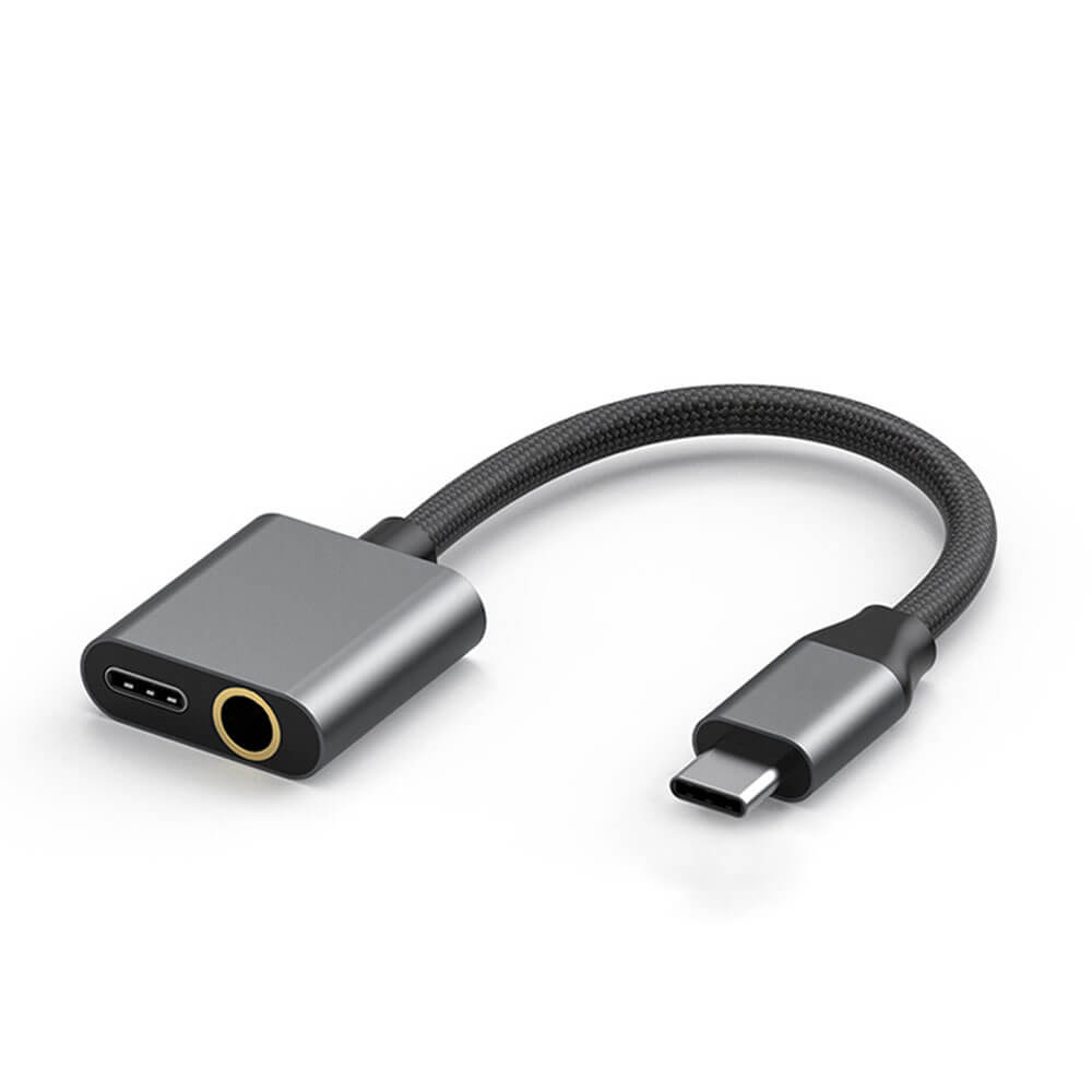 USB-C 3.5mm Kulaklık ve Şarj Adaptörü PD Dönüştürücü