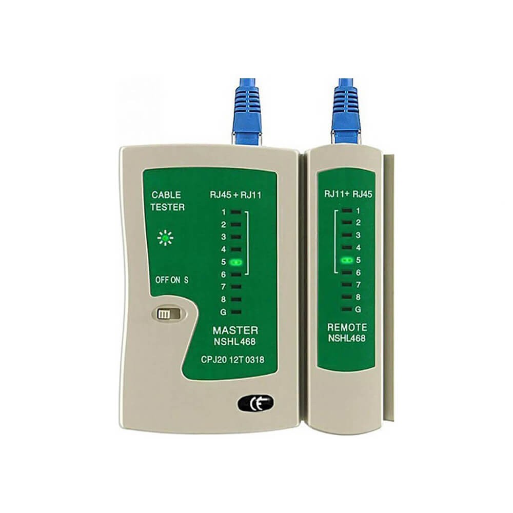 Network Tester Rj45/Rj11 Adsl İnternet Kablo Test Cihazı Cat5/6