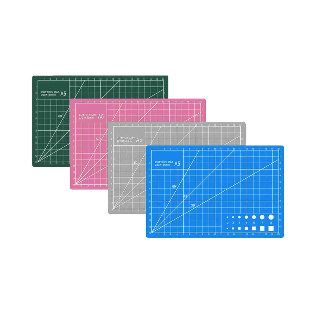 A5 Kesme Matı - Cutting Mat - Kesme Altlığı - Kesim Tablası - 22*15cm - Mavi