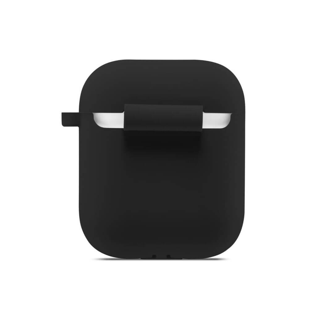 Airpods Silikon Kılıf 1 ve 2 Nesil Uyumlu - Siyah - AP4