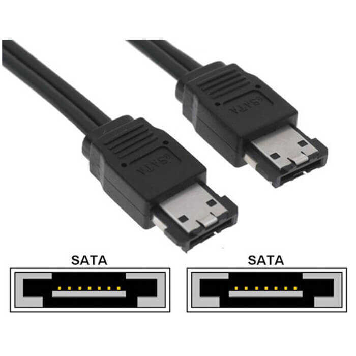 E-Sata to Esata Kablo - E-Sata Data Kablosu - 1 Metre