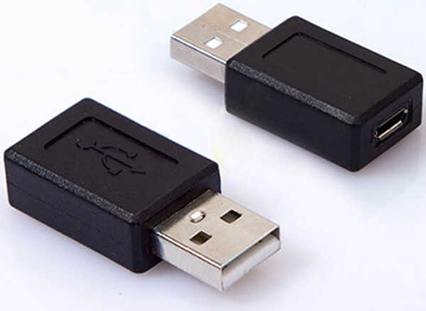 USB Erkek Micro USB Dişi Çevirici Dönüştürücü Adaptör
