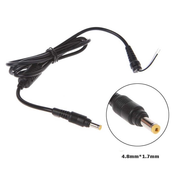 Hp Notebook Adaptör Tamir Kablosu 4.8mm-1.7mm Sarı uç