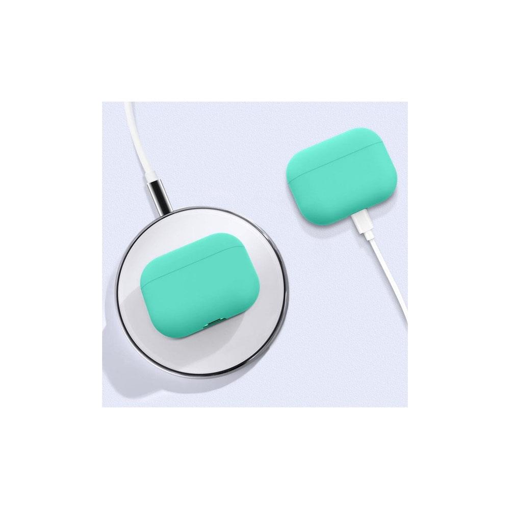 Apple Airpods 3 Koruyucu Kılıf - 3. Nesil Silikon Kulaklık Koruma Kılıfı - Mint
