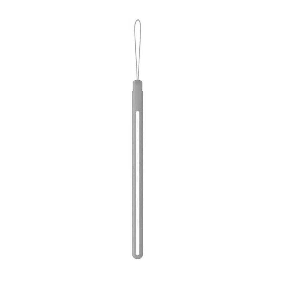Silikon Airpods Kulaklık Usb Mp3 Kamera Telefon Tablet Taşıma İpi - 20cm - Gri - AP13