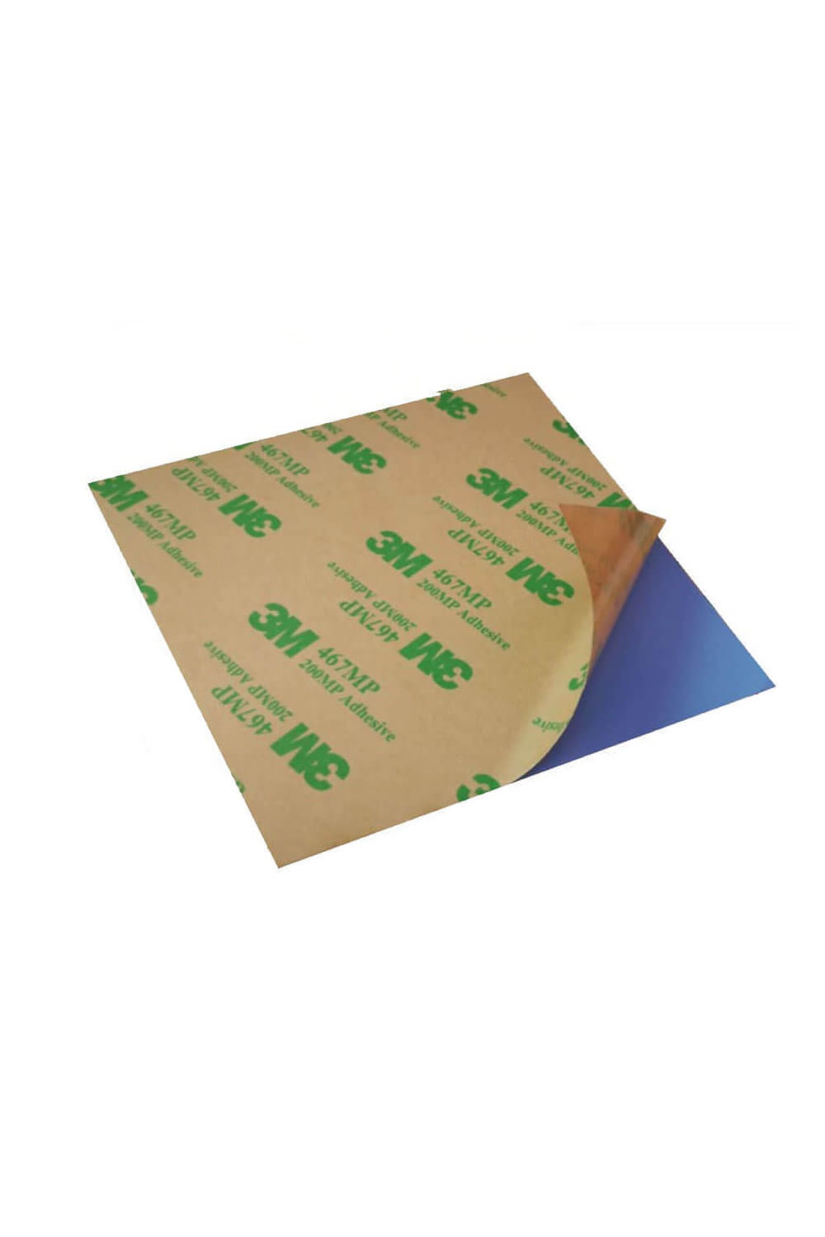 3.0mm 10x10cm Chipset Soğutucu Termal Pad Ped - Çift Taraflı Yapışkanlı - Mavi - 3.6w/m.k