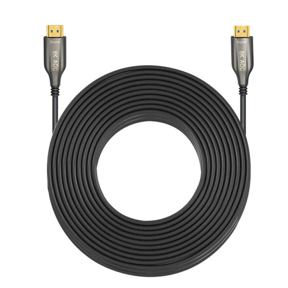 8K 4K 60Hz HDMI 2.0 2.1 Fiber Optik AOC UHD Hdmi Kablosu - 20m