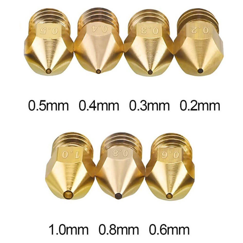 3D Yazıcı MK8 Extruder 1.75mm/ 0.8mm Baskı Kafası Nozzle - GD6