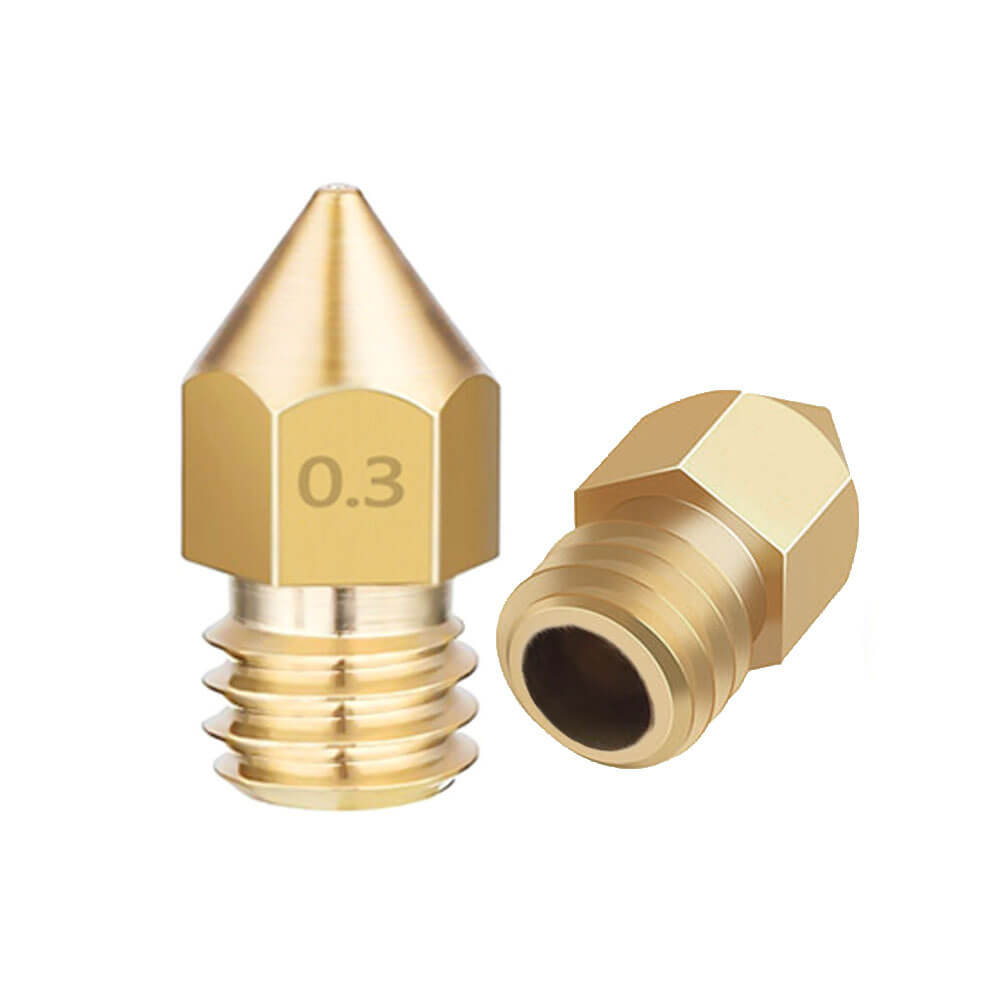 3D Yazıcı MK8 Extruder 3.0mm/ 0.3mm Baskı Kafası Nozzle - GD9