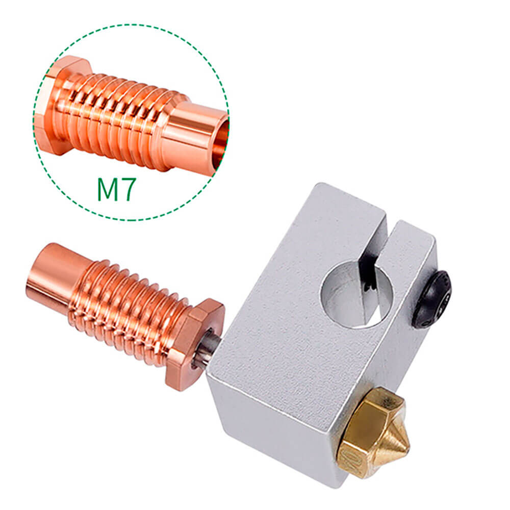 3D Yazıcı Titanyum Alaşımlı E3D V6 Hotend 1.75mm Flement Metal Boru Boğazı - GD12