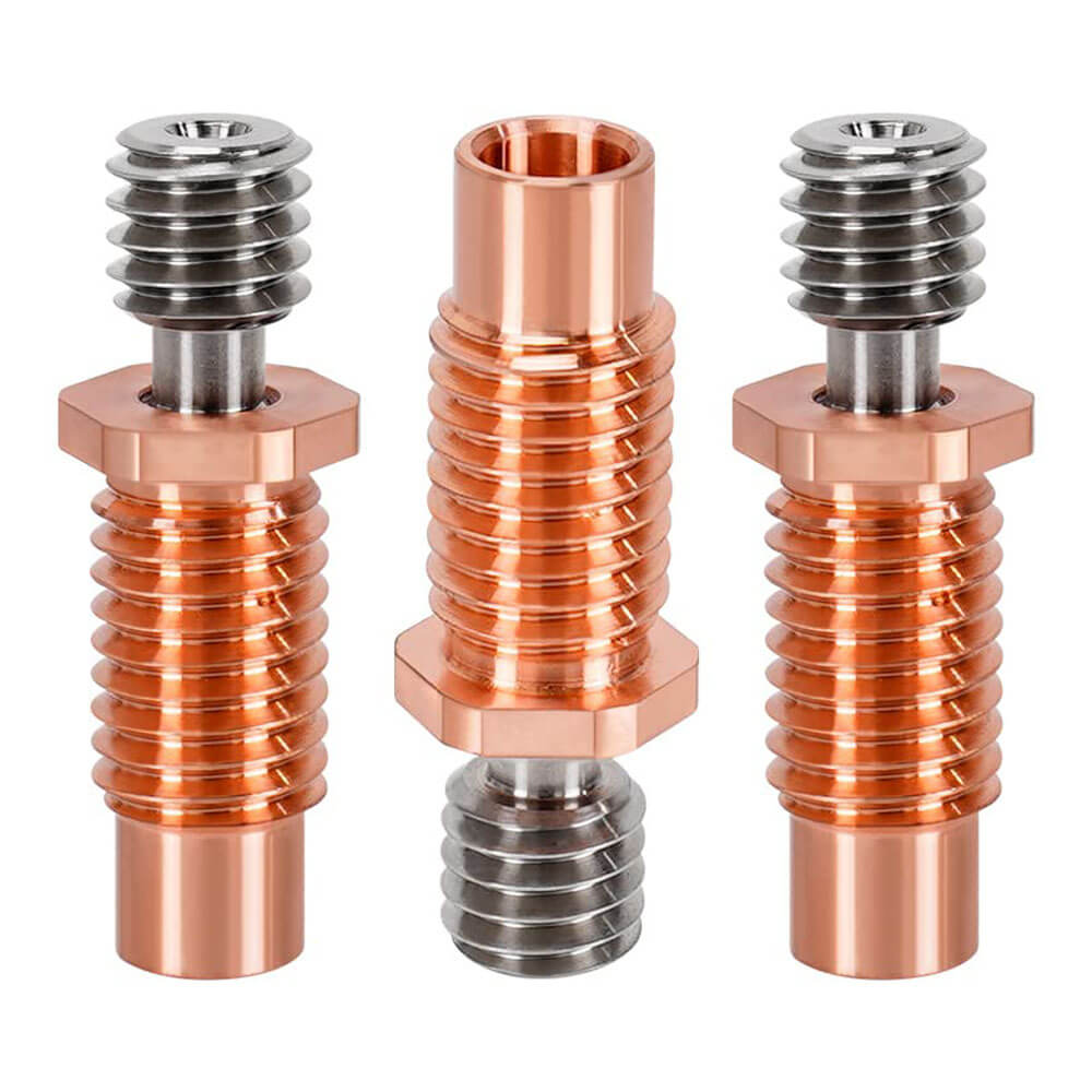 3D Yazıcı Titanyum Alaşımlı E3D V6 Hotend 1.75mm Flement Metal Boru Boğazı - GD12