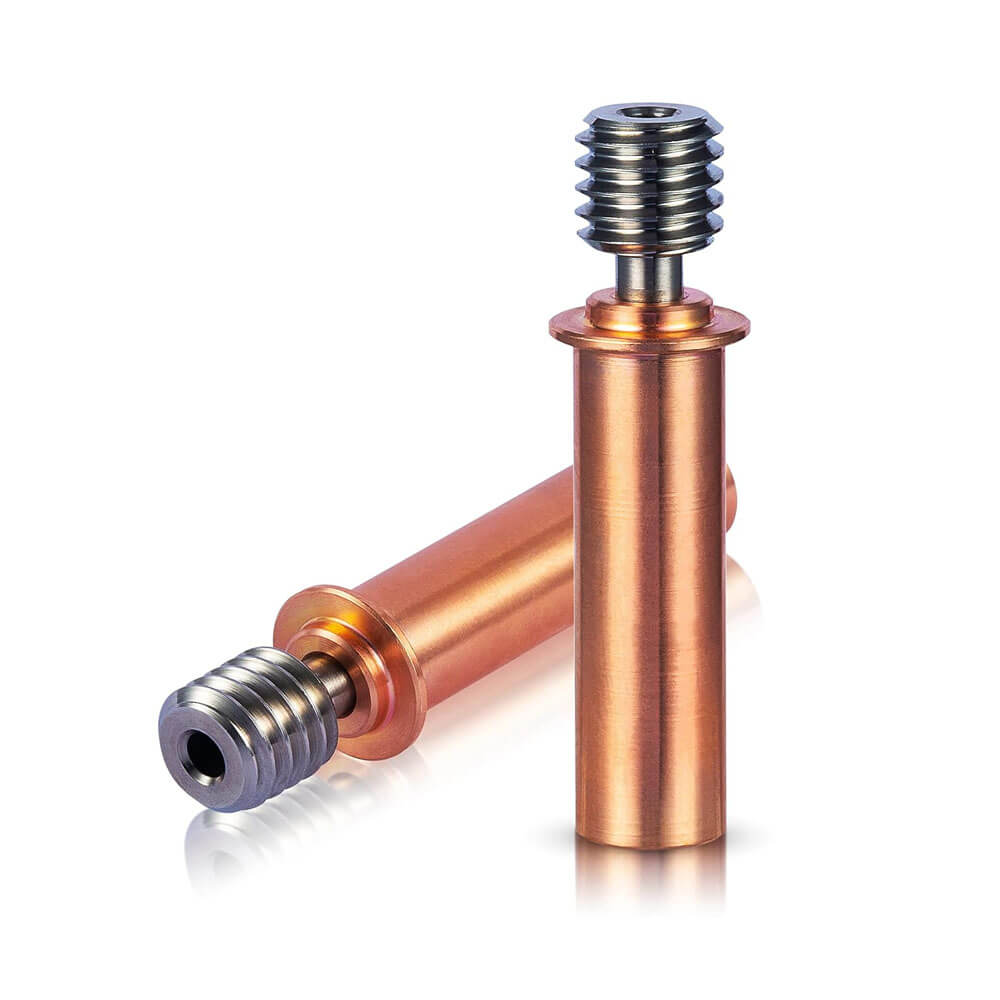 3D Yazıcı Titanyum Alaşımlı Barel CR-6 SE Hotend 1.75mm Flement Metal Boru Boğazı - GD15