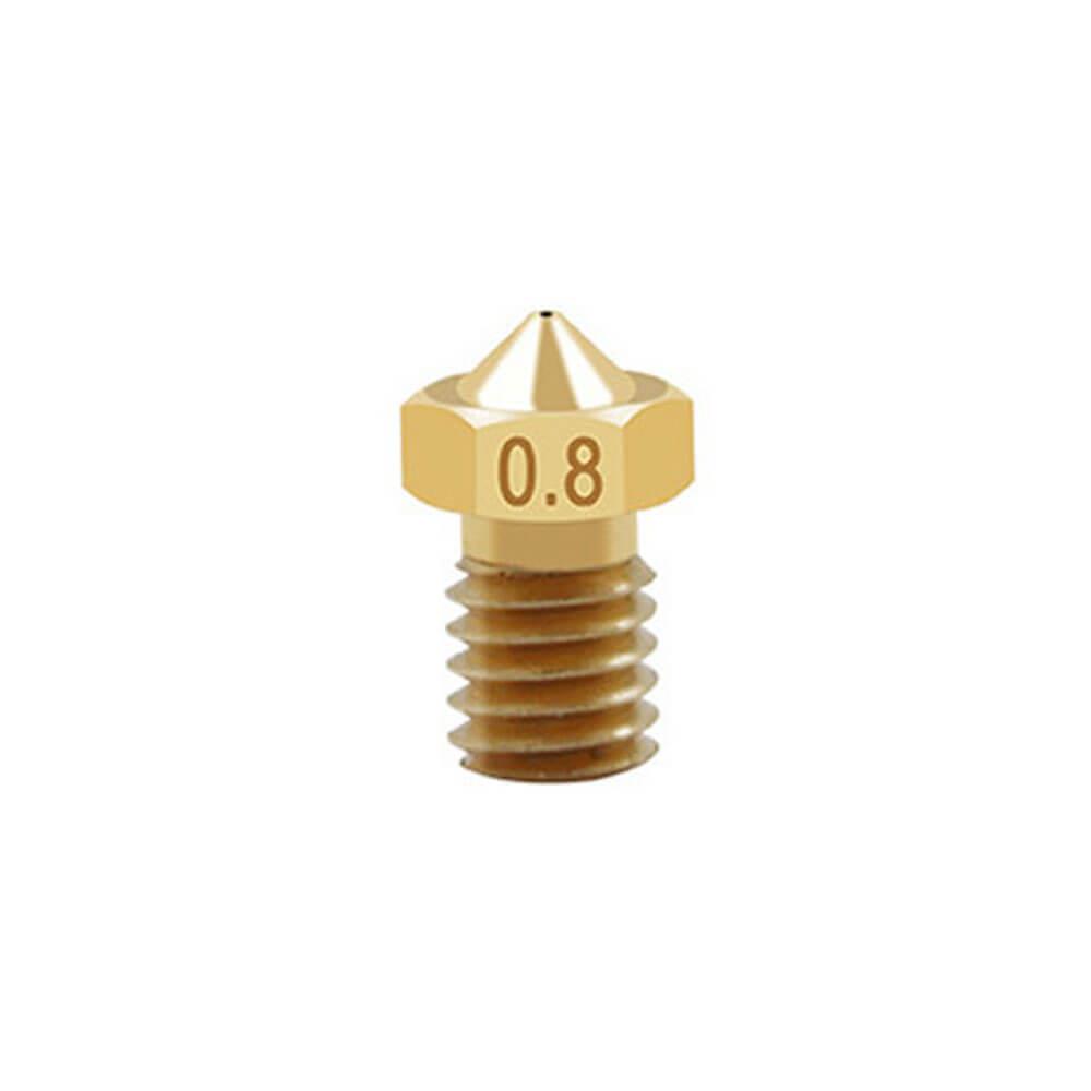 3D Yazıcı Extruder M6 1.75mm/ 0.8mm V5/V6 Pirinç Nozzle Baskı Kafası - GD21