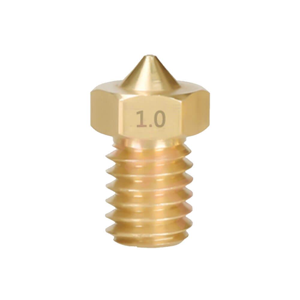 3D Yazıcı Extruder M6 1.75mm/ 1.0mm V5/V6 Pirinç Nozzle Baskı Kafası - GD22