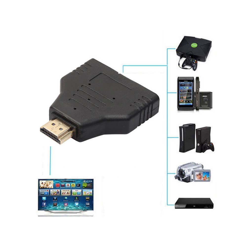 2 Port Hdmi Çoklayıcı Switch - 2 Giriş 1 Çıkış Çoğaltıcı Hub